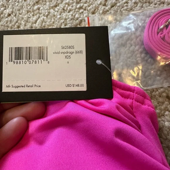 π Kate Spade Pink Bandeau Bikini Set - Picture 2 of 2